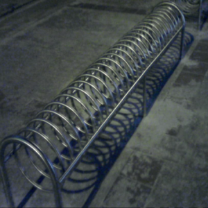 Stainless Steel Bike Rack Capacity 17 Bikes-45-47