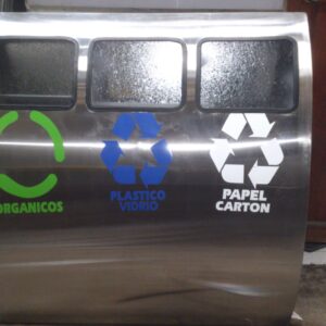 PUNTO ECOLOGICO ZONAS INTERNAS ACERO INOX