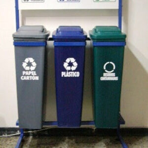 PUNTO ECOLOGICO PLASTICO DE 53, 100 Y 180 LITROS