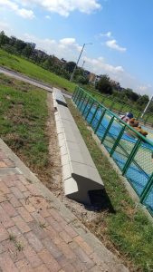 banca M-40 modular en concreto